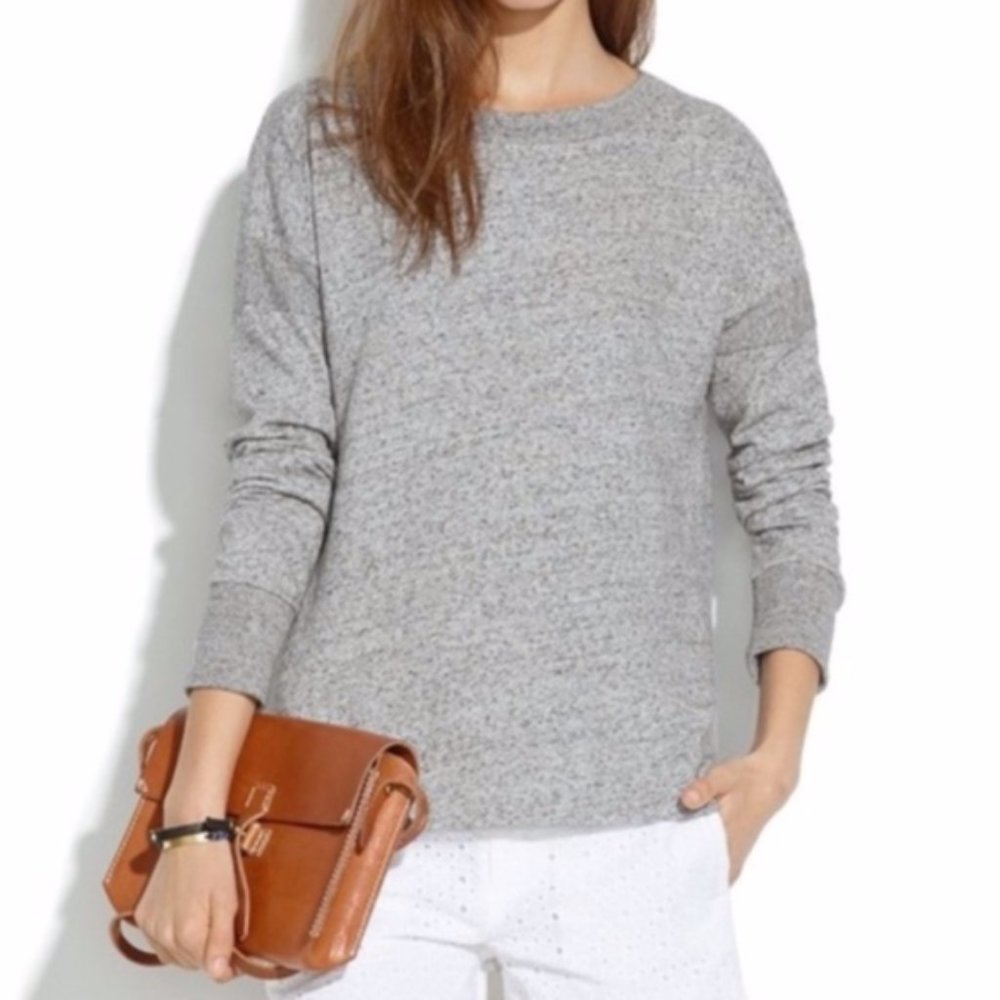 Madewell | Gray Surfbreeze Slouchy Sweatshirt